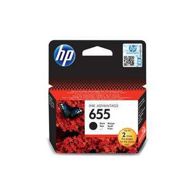 HP originál ink CZ109AE, HP 655, black, 550str., HP Deskjet Ink Advantage 3525, 5525, 6525, 4615 e-AiO