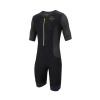 Zone3 Ltd Men's Aquaflo Plus Short Sleeve Trisuit - BLACK/GREY/NEON GREEN Veľkosť: M