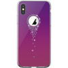 Plastové puzdro na Apple iPhone XS Max Devia Angel Tears fialové