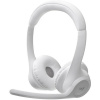 Logitech Zone 300 Slúchadlá s mikrofónom Bezdrôtový Pres hlavu Kancelária / call centrum Bluetooth Biela (981-001417)