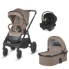 Kočárek Coccolle ASPEN 2v1 travel system sand beige + autosedačka 0-13kg KNOX (324062344424080362)