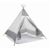 Detský indiánsky stan Teepee ZigZag Aga4Kids MR7006 - biely