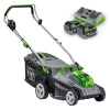LUX-TOOLS 1 PowerSystem Aku kosačka na trávu A-RM-2x20/37 Set