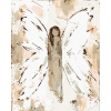 Maľovanie podľa čísel Anjel s hnedými vlasmi (Haley Bush), 40x50 cm, vypnuté plátno na rám (5017341)