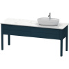 DURAVIT Luv stojaca skrinka pod umývadlo vpravo, pod dosku, 2 zásuvky, 1733 x 570 x 743 mm, nočná modrá matná lakovaná, LU9563R9898