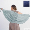 KATIA KAL L´Anima Shawl - tmavá modrá