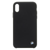 BMW puzdro gumené Apple iPhone XR BMHCI61SILBK čierne