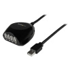 StarTech.com USB2EXT4P15M hub 480 Mbit/s Čierna (USB2EXT4P15M)