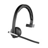 Logitech H820e Slúchadlá s mikrofónom Bezdrôtový Pres hlavu Kancelária / call centrum Nabíjací podstavec Čierna (981-000512)