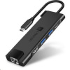 CONNECT IT Multi5in1 USB-C hub, 5v1 (USB-C, 2xUSB-A, HDMI, RJ45), externý, antracitová CHU-8020-AN Connect IT