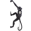 Seletti Nástenné svietidlo HANGING MONKEY 65 cm, pravá strana, čierna