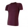 SENSOR MERINO AIR pánské triko kr.rukáv port red 18200001-04