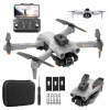 DRON S 4K DVOJITÝM SKLADACÍM HD FOTOAPARÁTOM, ŠTART/PRISTÁTIE JEDNÝM DOTYKOM