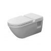 Duravit Starck 3 - Závesné WC, bezbariérové, s HygieneGlaze, alpská biela 2203092000