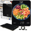 Kuchynská váha Adler AD3177B čierna 10 kg (NABÍJACIA LED DOTYKOVÁ KUCHYŇSKÁ VÁHA USB 10KG)