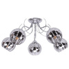 Svietidlá - Závesné svietidlá - ELEGANCKA LAMPA SUFITOWA CHROMOWANA SZKLANE KLOSZE (Svietidlá - Závesné svietidlá - ELEGANCKA LAMPA SUFITOWA CHROMOWANA SZKLANE KLOSZE)