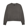 Dámská mikina Fox W Wordmark Oversized Fleece Crew M Pewter