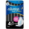 Always Maxi Night nočné hygienické vložky s krídelkami 6 ks