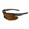 Okuliare Swiss Eye Nighthawk Pro Laser - čierne-hnedé