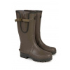 FOX Neoprene Lined Camo/Khaki Wellies Variant: Neoprene lined Camo/Khaki Rubber Boot (Size 9)
