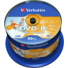 Médiá VERBATIM DVD-R AZO 4,7 GB, 16x, printable, spindle 50 ks (43533)