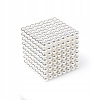 NeoCube 5 mm Magnetické guličky 216 ks, strieborné!