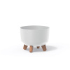 PROSPERPLAST Kvetináč GRACIA STANDARD 23,5 cm biely