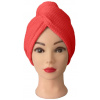 Kaptan Turban na vlasy vafle, červený
