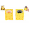 Teddies Stláčacia antistresová myška v syre 5x5 cm