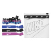 Dámske Gumičky do vlasov NIKE ACCESSORIES MIXED HAIRBANDS 6 PK WITH POUCH N.100.3666.029 – Čierna