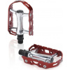 Pedále XLC MTB Ultralight V PD-M15 Hliník, strieborná/červená