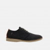 Toms Pánske čierne poltopánky TOMS Black Washed Canvas Preston