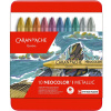Sada voskových pastelů neocolor 10 ks metalické