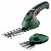 BOSCH Isio AKU záhradné nožnice na kríky a trávu 0600833108