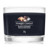 Yankee Candle votív v skle - Black Coconut 37 g