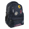 Cestovné vrecko kvety (Harry Potter School Backpack modrý 30 x 18 x)