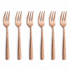 Amefa 6-dielna sada vidličiek Felicity, ružová