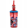 Stor plastový 3D pohár s figúrkou Spiderman 360ml 74766