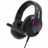 Marvo H8618, slúchadlá s mikrofónom, ovládanie hlasitosti, čierna, 2.0, podsvietené, USB H8618 BK