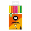 Akrylové Fixky MOLOTOW One4All 127HS 2 mm, sada 6 ks neónových
