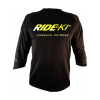 HAVEN Cyklistický dres s krátkym rukávom - RIDE-KI - čierna/zelená L