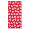 Swim Essentials Plážový uterák z mikrovlákna 135 x 65 cm Hearts