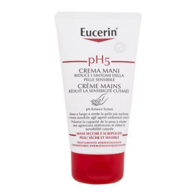 Eucerin pH5 Hand Cream krém na ruky pre citlivú a suchú pokožku 75 ml unisex