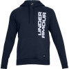 Under Armour Mikina Under Armour Rival Fleece Script Hoody Navy