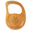 CEGA Lyre Harp Rounded 16 Strings Natural