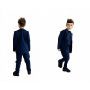 Teplaková súprava - Detský oblek pre deti 140 Navy (Formálne elegantné obleky pre chlapca)