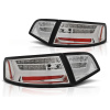 LED PÁS ZADNÉ SVETLÁ CHRÓMOVÉ SEQ pre AUDI A6 08-11 SEDAN