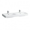 Laufen Pro S - Dvojumývadlo, 120x47 cm, 2 otvory na batérie, s LCC, biela H8149664001041