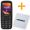 mobilný telefón myPhone 6410 LTE 64 MB / 128 MB čierny (myPhone 6410 LTE mobilný telefón 64 MB / 128 MB čierny + handrička)