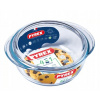 Malá okrúhla sklenená zapekacia misa s pokrievkou, 1,3 l Pyrex